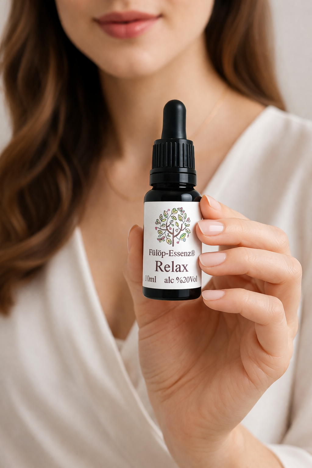 RELAX - Energetische Essenz für Innere Ruhe, Klarheit & Stressabbau - 10 ml Pipette aus hochwertigem Violettglas. Jetzt entdecken.
